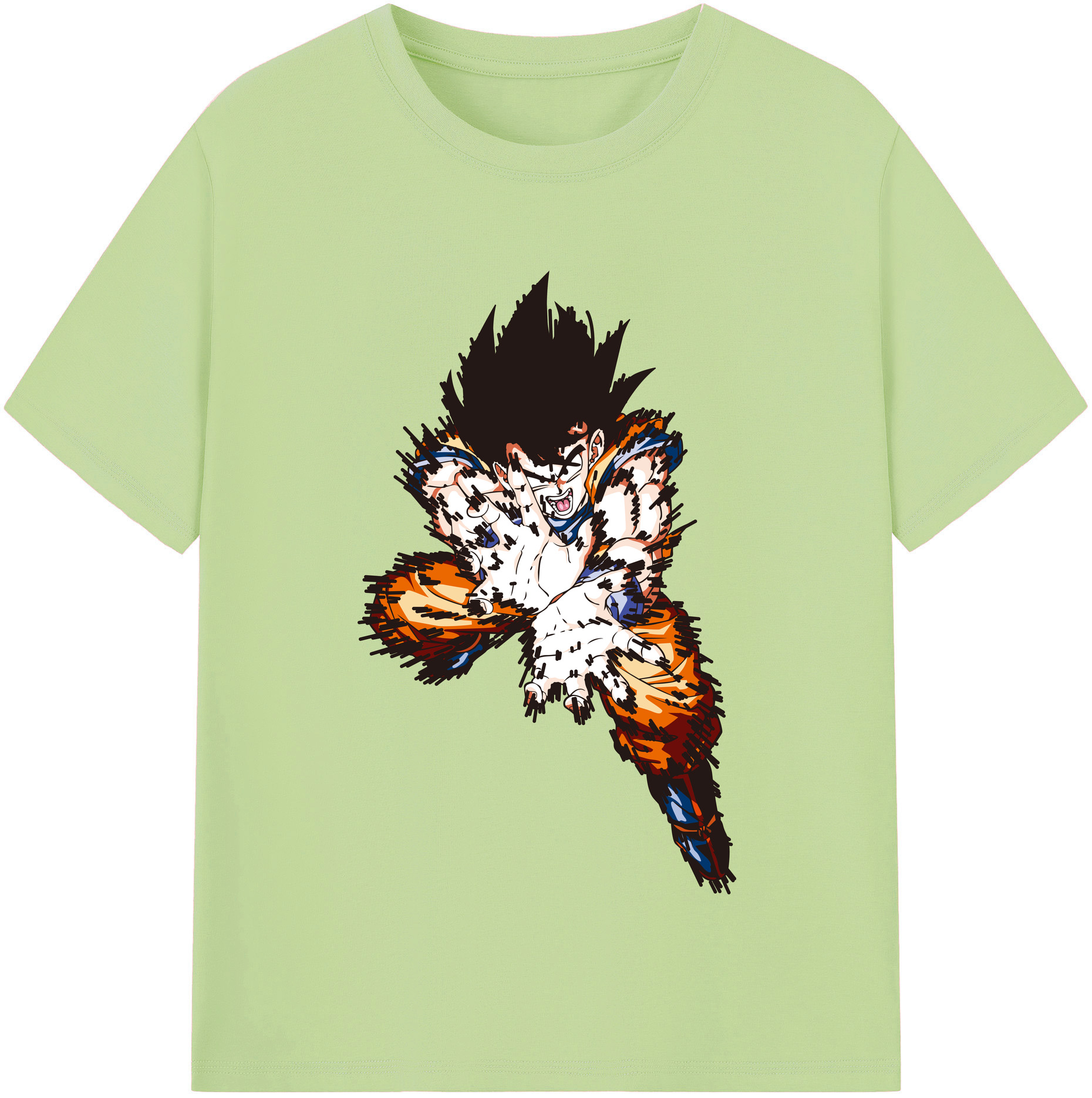 （画像用） ドラゴンボール 孫悟空（そん ごくう）Son Goku カカロット DRAGON BALL Kakarotto 綿100％半袖Tシャツ（フロントプリント）